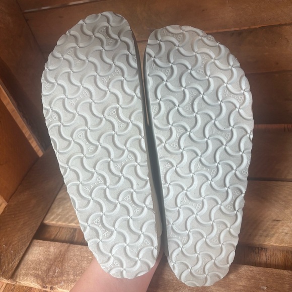 Birkenstock Exquisite Boston Gray Leather Clog Shoes size 39 - Picture 7 of 9